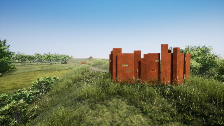 Nieuw uitkijkpunt en monument Gat in de dijk.