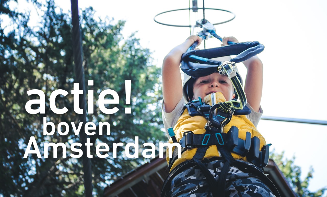 Actie boven Amsterdam
