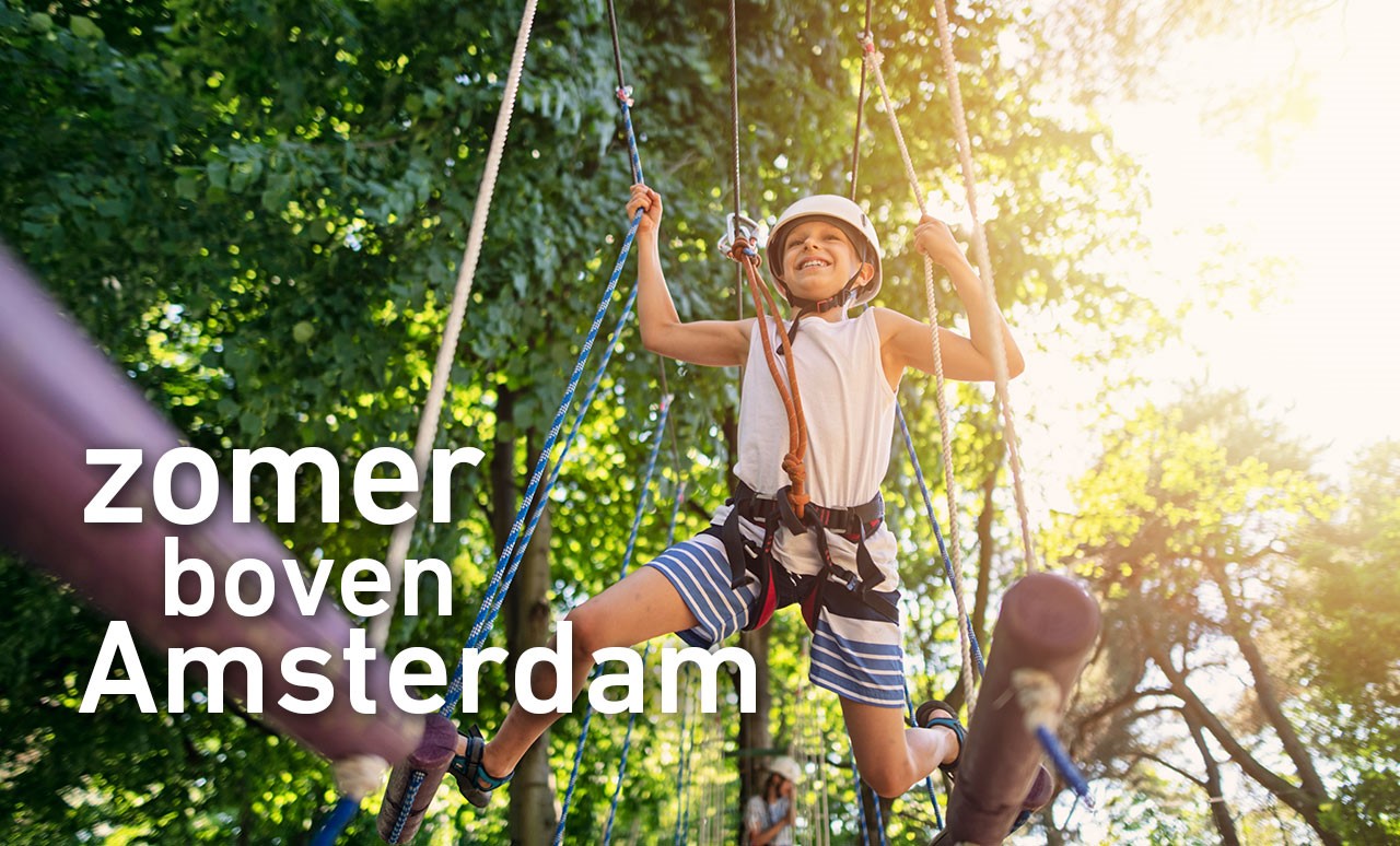 Zomervakantie boven Amsterdam