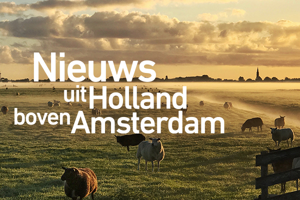 Nieuws uit Holland boven Amsterdam