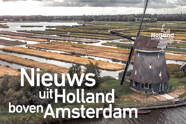 Nieuws uit Holland boven Amsterdam