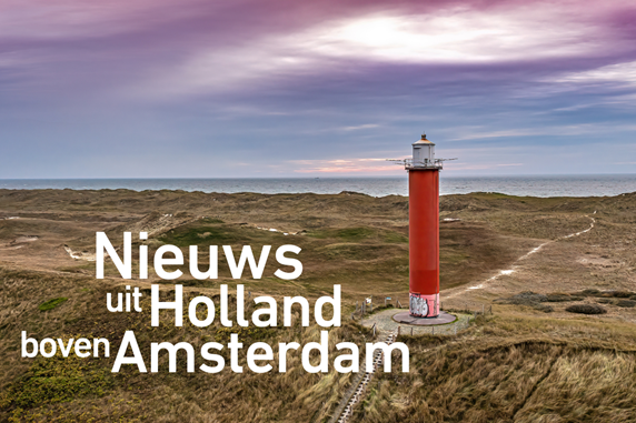 Nieuws uit Holland boven Amsterdam