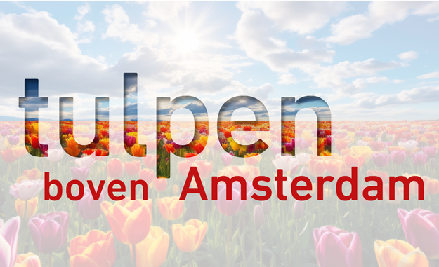 Tulpen boven Amsterdam