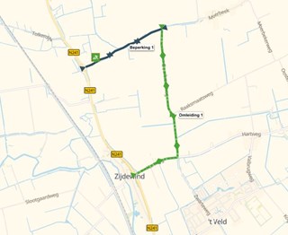Omleiding Moerbeek