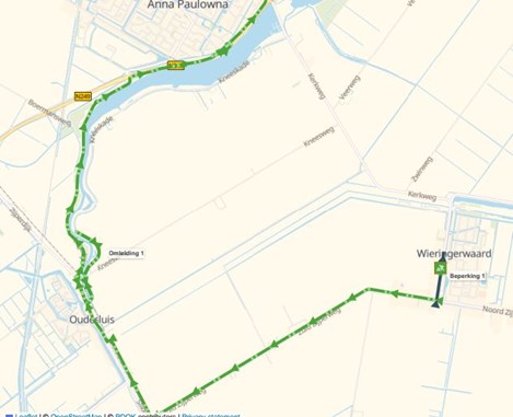 Omleiding Molenweg