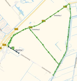 Omleiding Ooievaarsweg Nieuwe Niedorp
