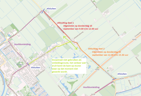 Omleiding Westfriesedijk