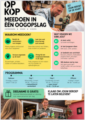 Bedrijven flyer Beroepevent 2